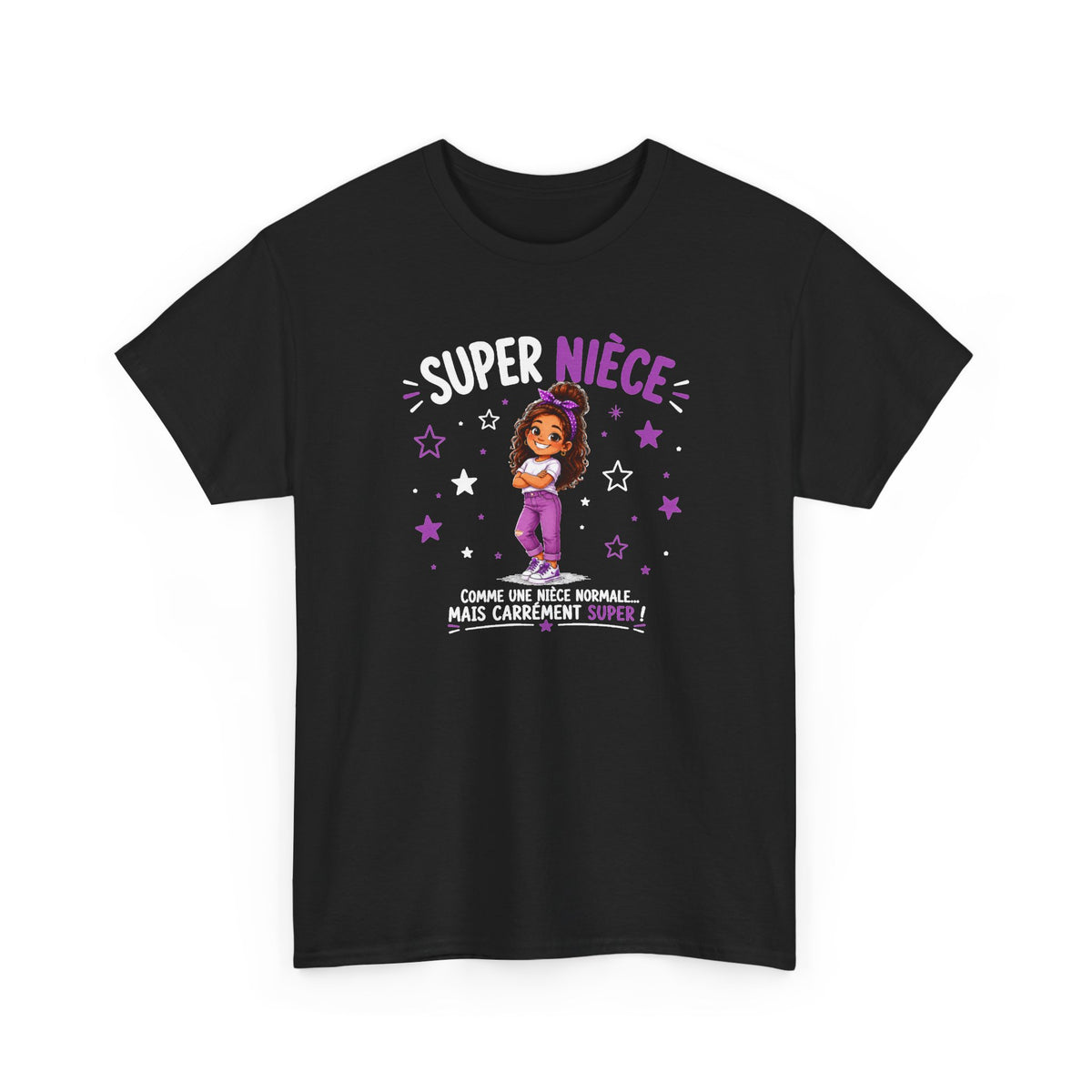 Tee Shirt Super Nièce Femme – Comme une Nièce Normale Mais Carrément Super – T-Shirt Humour Cadeau Nièce Original