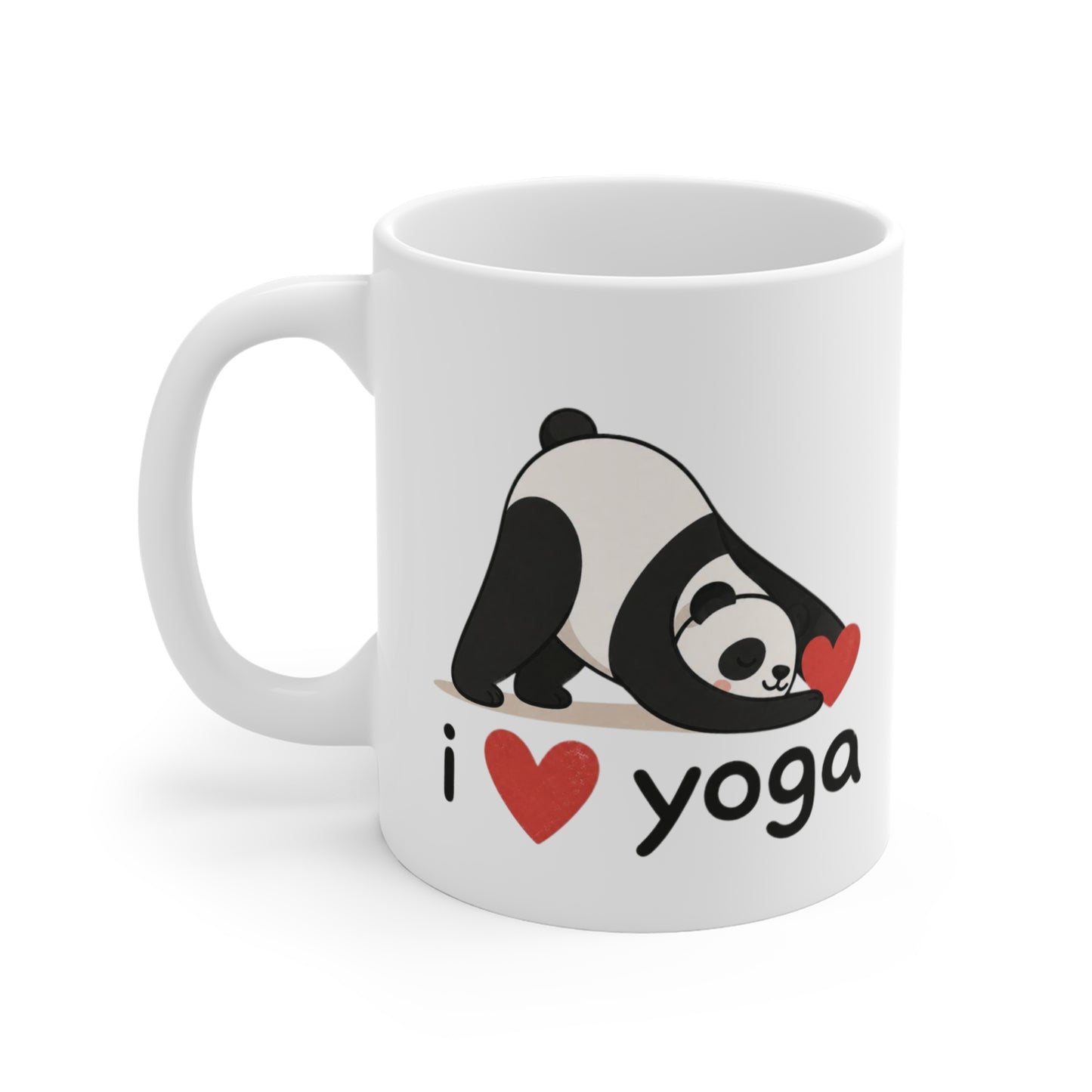 Tasse I Love Yoga – Mug Panda Yoga Kawaii – Cadeau Zen Bien-Être Femme Homme 325ml