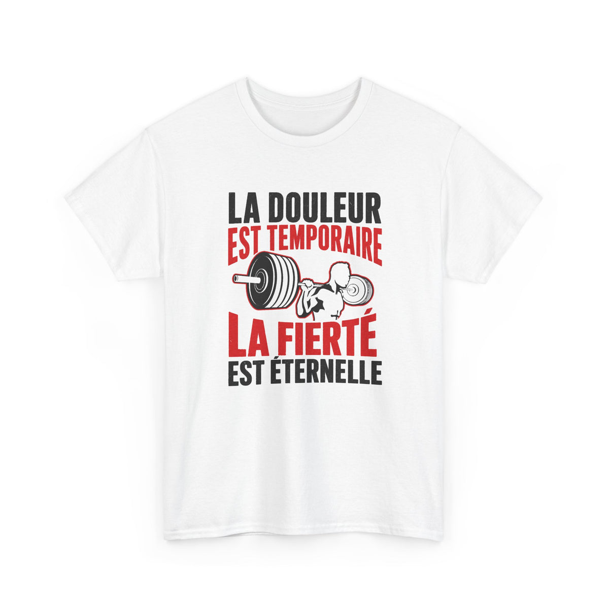 T-Shirt Musculation Homme et Femme – Fitness Muscu Haltérophilie – Sport Entraînement Motivation – Cadeau Sportif