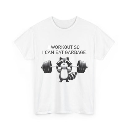 Tee shirt Unisex Raton Laveur musculation idée cadeau humour drôle amusant homme femme