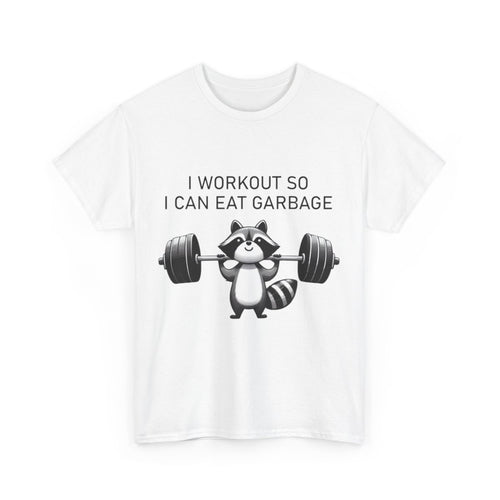 Tee shirt Unisex Raton Laveur musculation idée cadeau humour drôle amusant homme femme