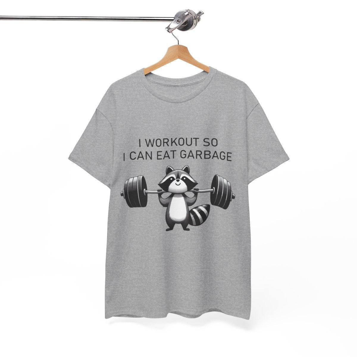 Tee shirt Unisex Raton Laveur musculation idée cadeau humour drôle amusant homme femme