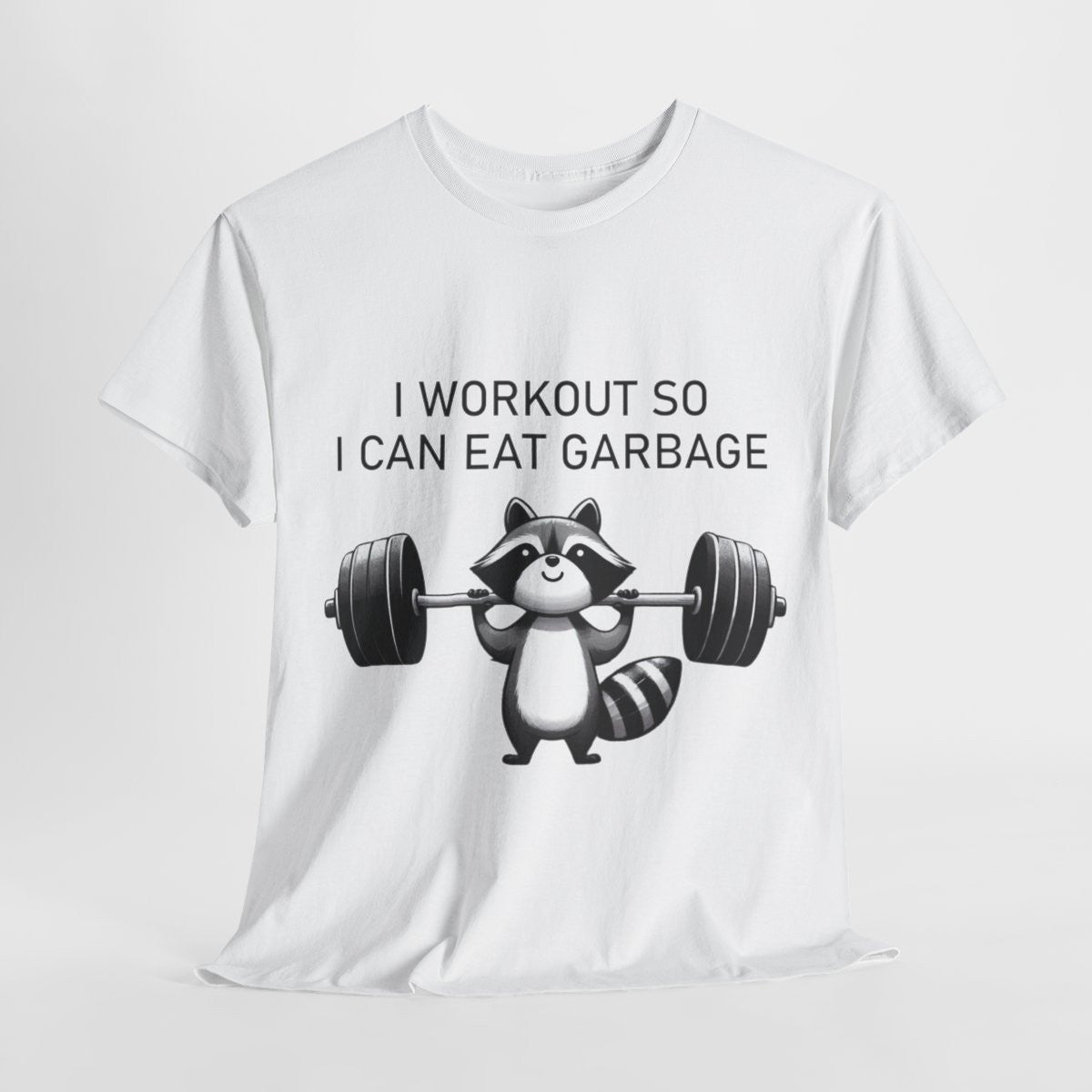 Tee shirt Unisex Raton Laveur musculation idée cadeau humour drôle amusant homme femme