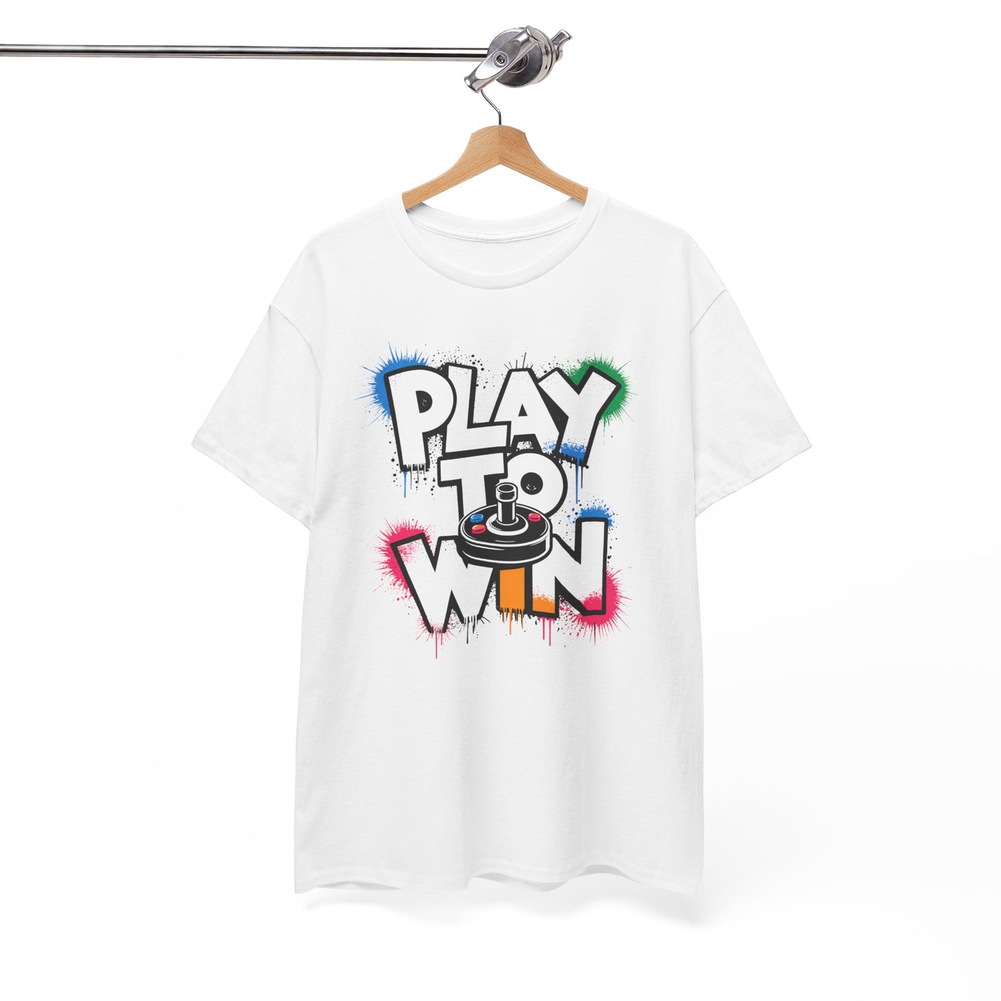 Tee-Shirt Gaming Homme et Femme – Gamer Jeu Vidéo Arcade Rétro Joystick – Cadeau Original pour Passionné de Jeux Vidéo