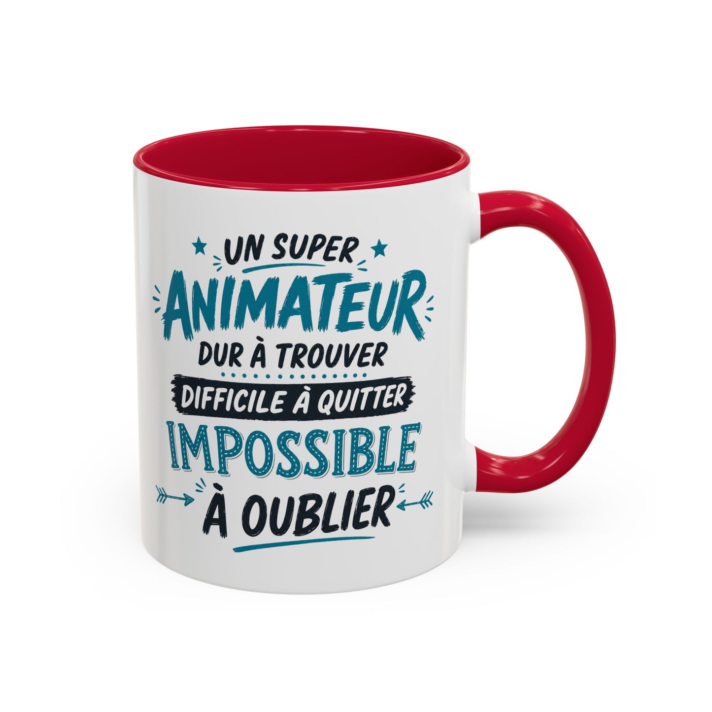 Mug Animateur Homme – Tasse Humour Un Super Animateur Impossible à Oublier – Cadeau Original Animateur Anniversaire Noël 325ml