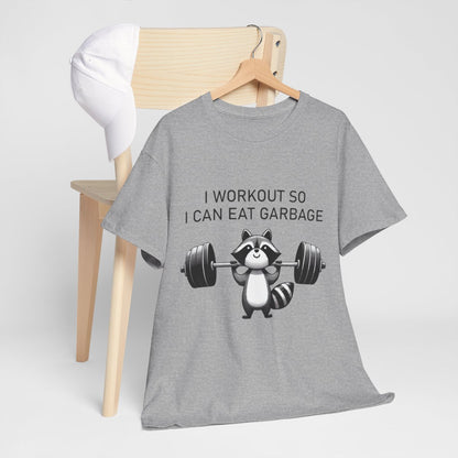 Tee shirt Unisex Raton Laveur musculation idée cadeau humour drôle amusant homme femme