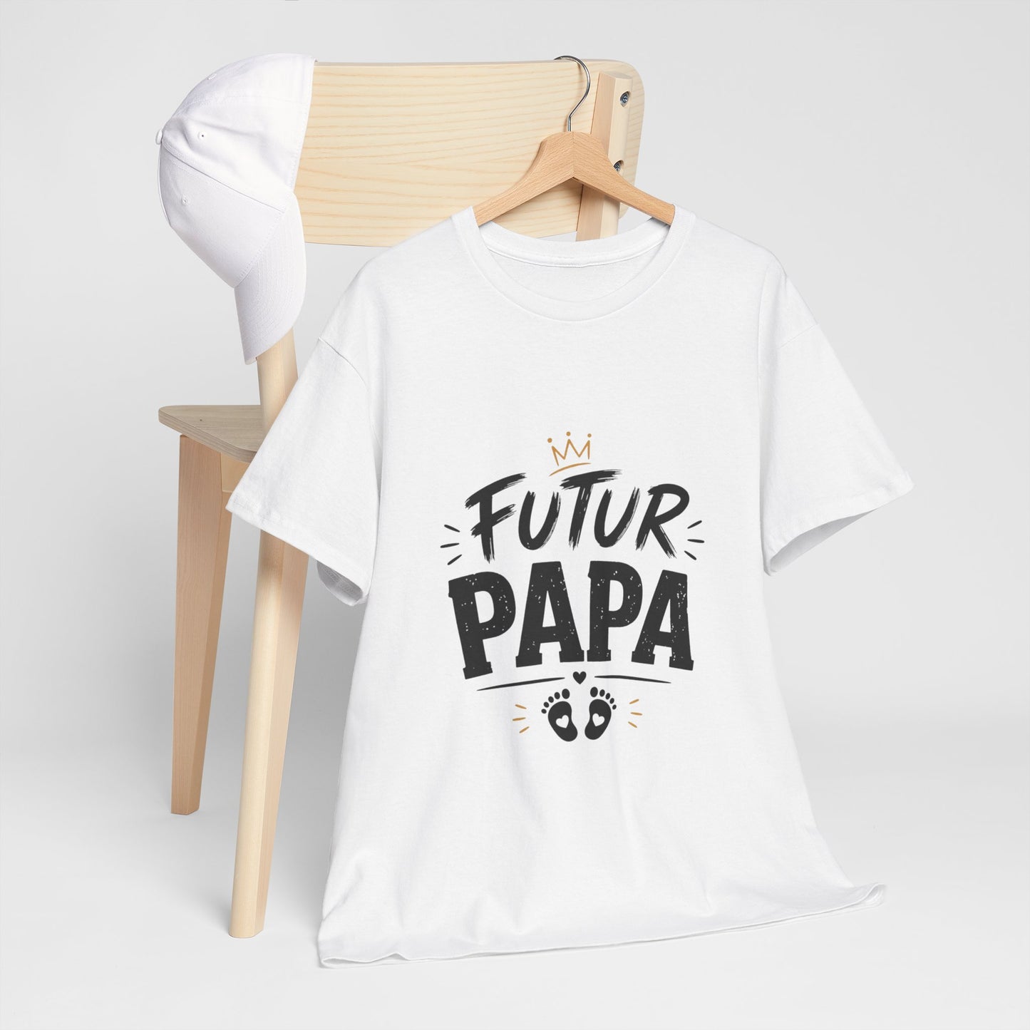 T-Shirt Homme Futur Papa – Tee Shirt Cadeau Annonce Grossesse Papa Idée Cadeau Future Papa Naissance Bébé