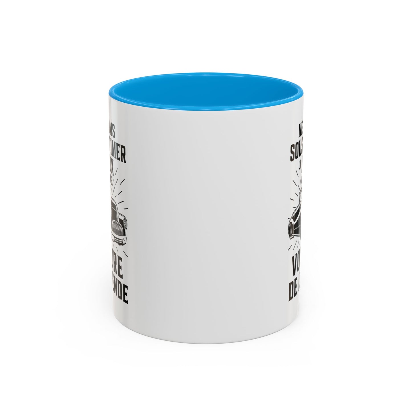 Mug Voiture Homme et Femme – Tasse Passion Automobile Sportive et Voiture de Collection – Idée Cadeau Conducteur Amateur Auto Mécanique – 325 ml Noir Bleu Rouge