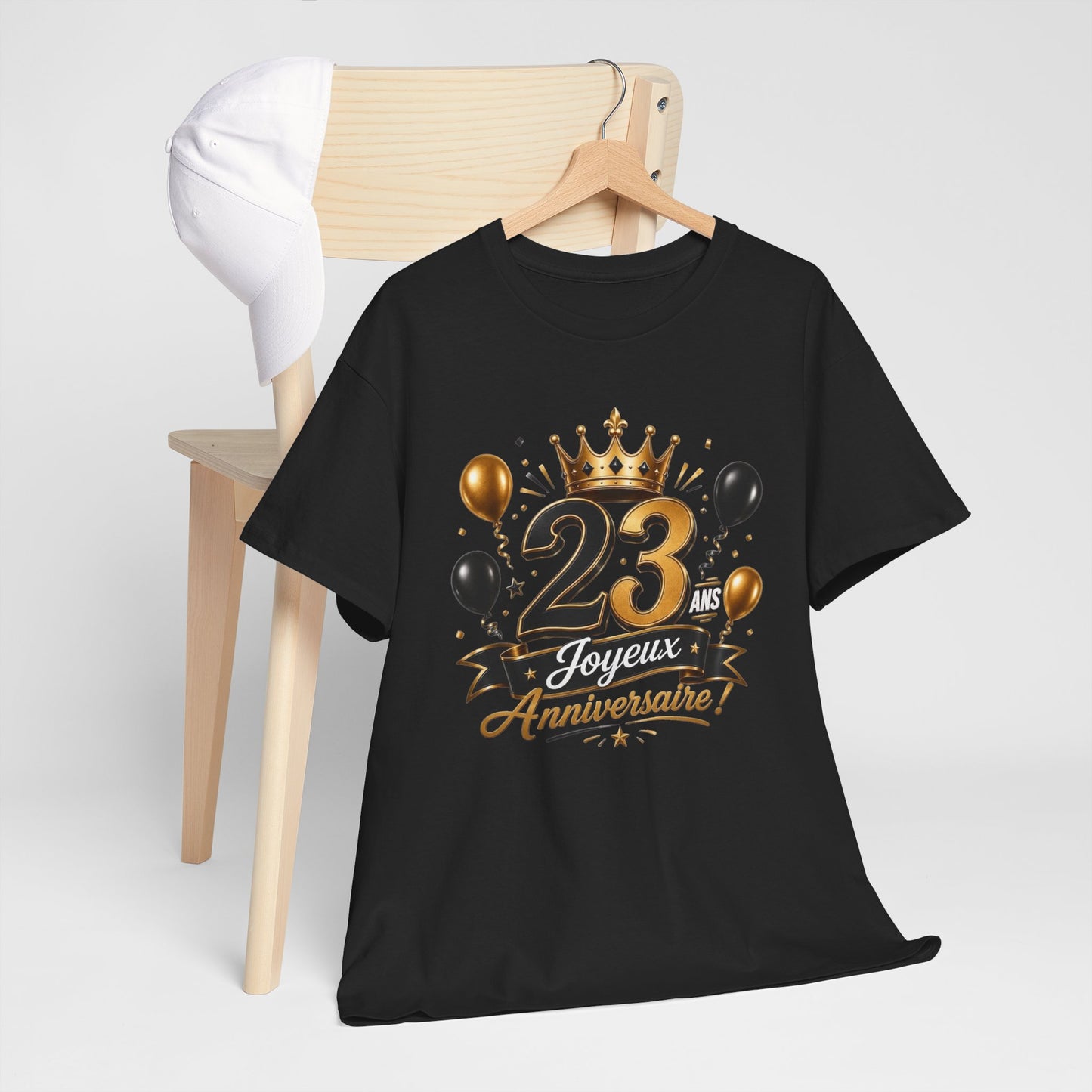 Tee Shirt Anniversaire 23 Ans Homme et Femme Joyeux Anniversaire Cadeau 23 Ans Idée Cadeau Adulte
