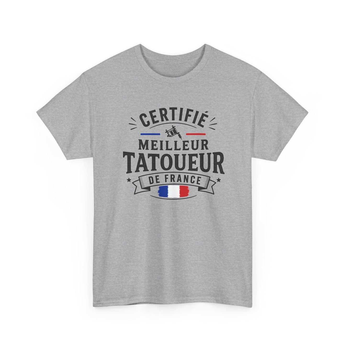 Tee Shirt Homme Tatoueur Cadeau Métier Tattoo Artiste Tatouage Professionnel Humour France