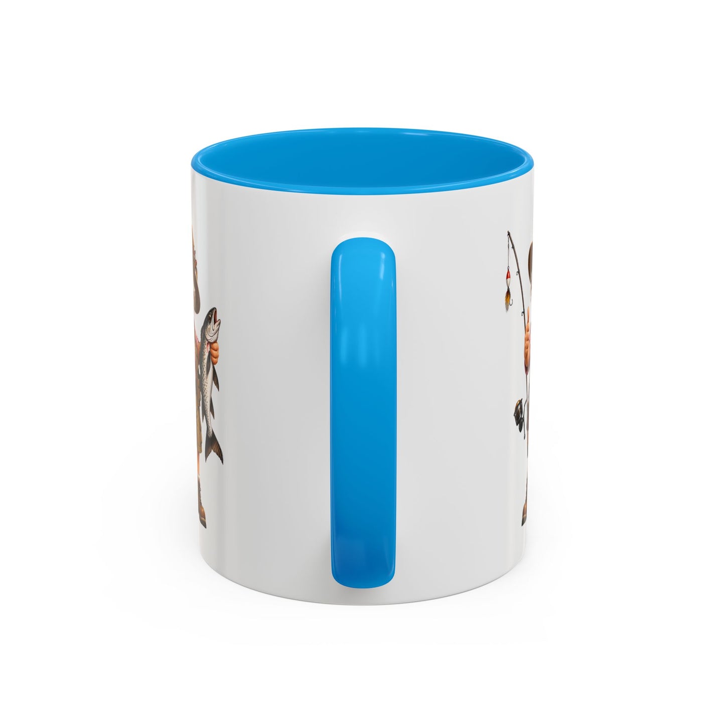 Mug Pêcheuse Femme – Tasse Passion Pêche avec Poisson – Cadeau Original Femme – Amatrice de Pêche