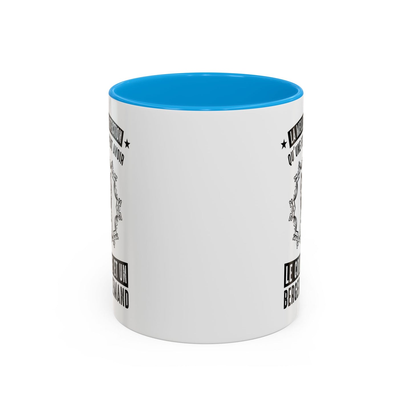 Mug Berger Allemand pour Femme – Tasse Humour Chien – Cadeau Maîtresse et Amoureuse des Bergers Allemands – Idée Cadeau Femme Passionnée de Chiens – 325 ml Noir Bleu Rouge