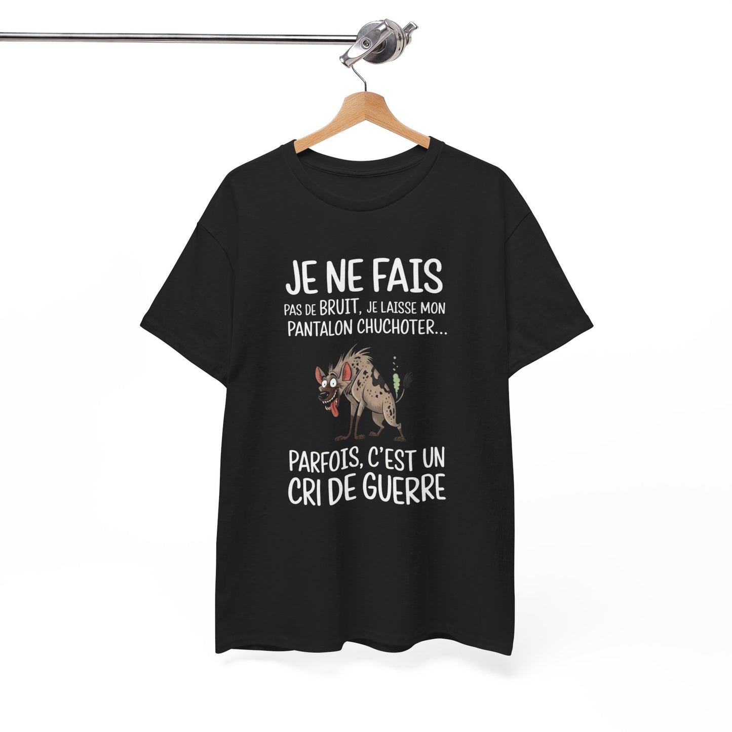 Tee-Shirt Je Ne Fais Pas de Bruit Je Laisse Mon Pantalon Chuchoter – Humour Pet Drôle – Cadeau Homme Femme Blague Adulte