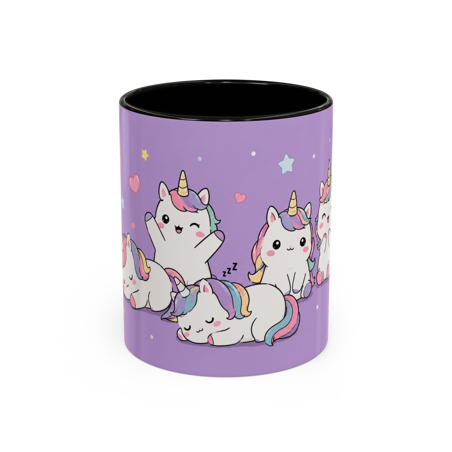 Tasse Licornes Kawaii – Mug Cute avec Petites Licornes Pastel – Cadeau Mignon Enfant Fille 325ml