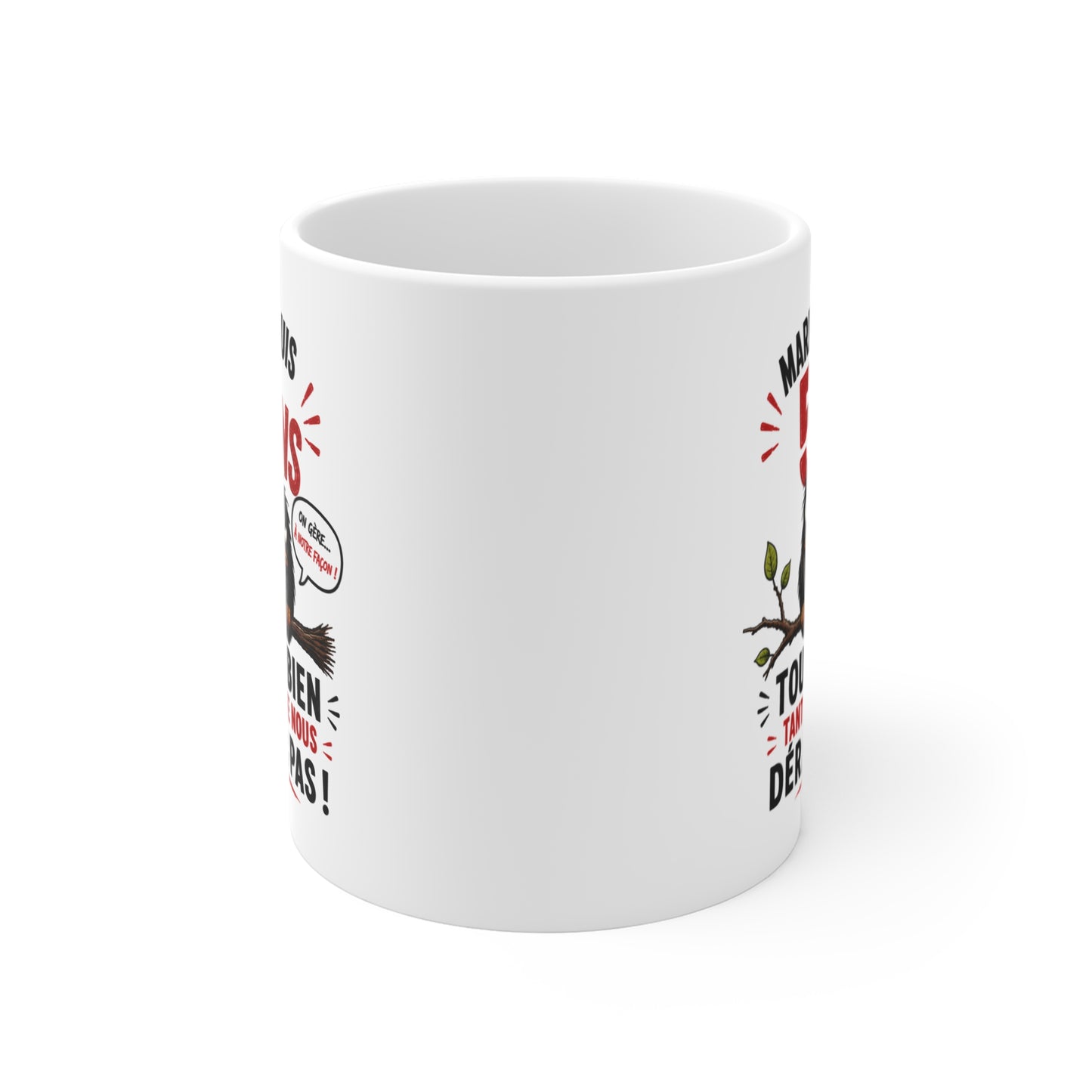 Tasse Mariés Depuis 5 Ans – Mug Humour Anniversaire de Mariage 5 Ans Homme Femme – Cadeau Noces de Bois 325 ml