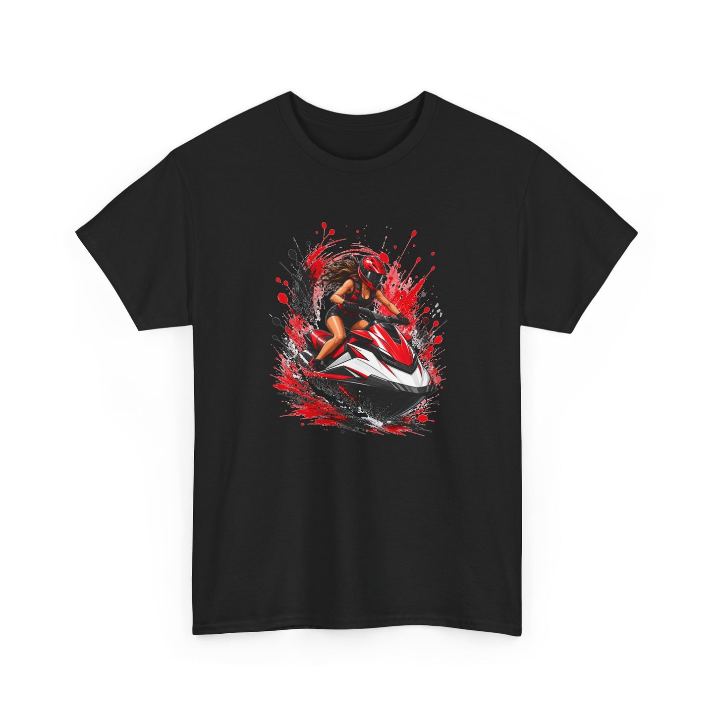 Tee Shirt Jet Ski Femme – Motarde des Mers – T-Shirt Sport Nautique Cadeau Femme