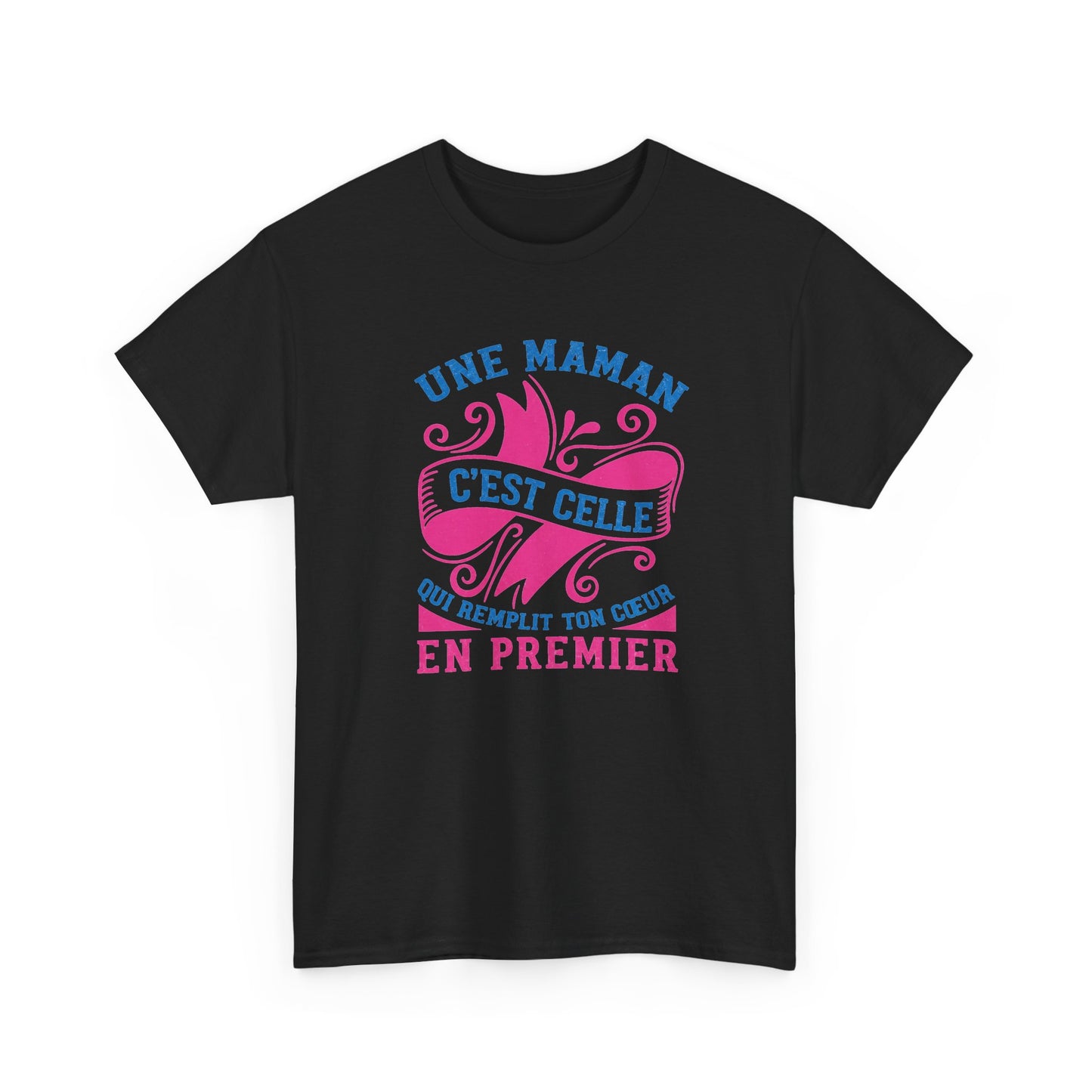Tee Shirt Femme Maman Mère Amour Famille Cœur Idée Cadeau Anniversaire Fête des Mères