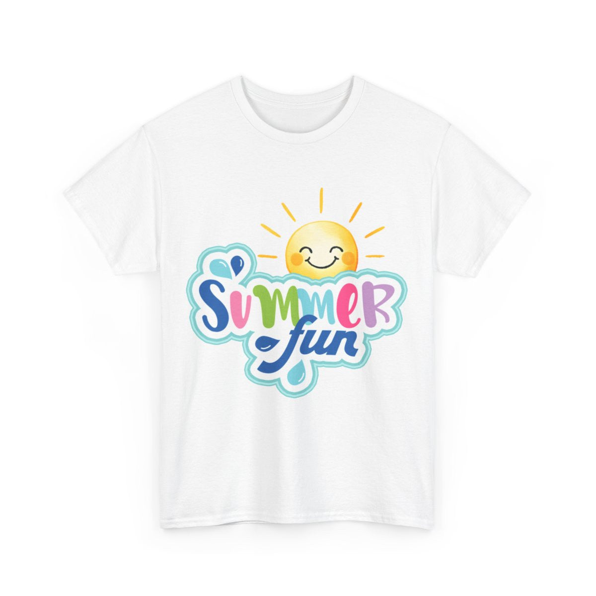 Tee shirt Unisex I love summer fun idée cadeau design été