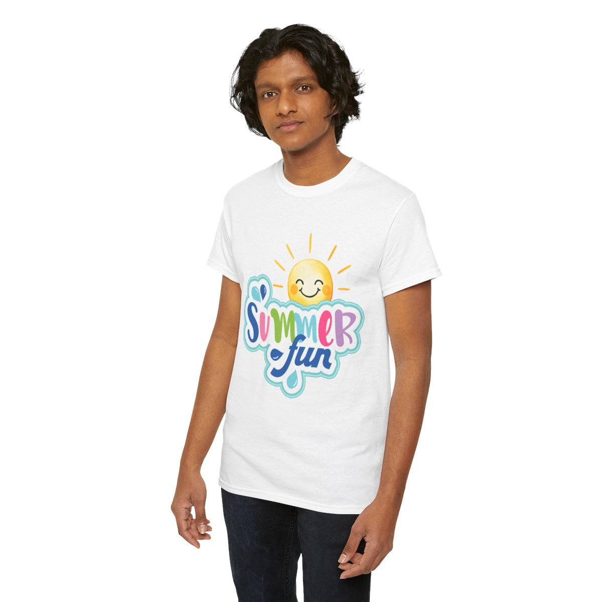 Tee shirt Unisex I love summer fun idée cadeau design été
