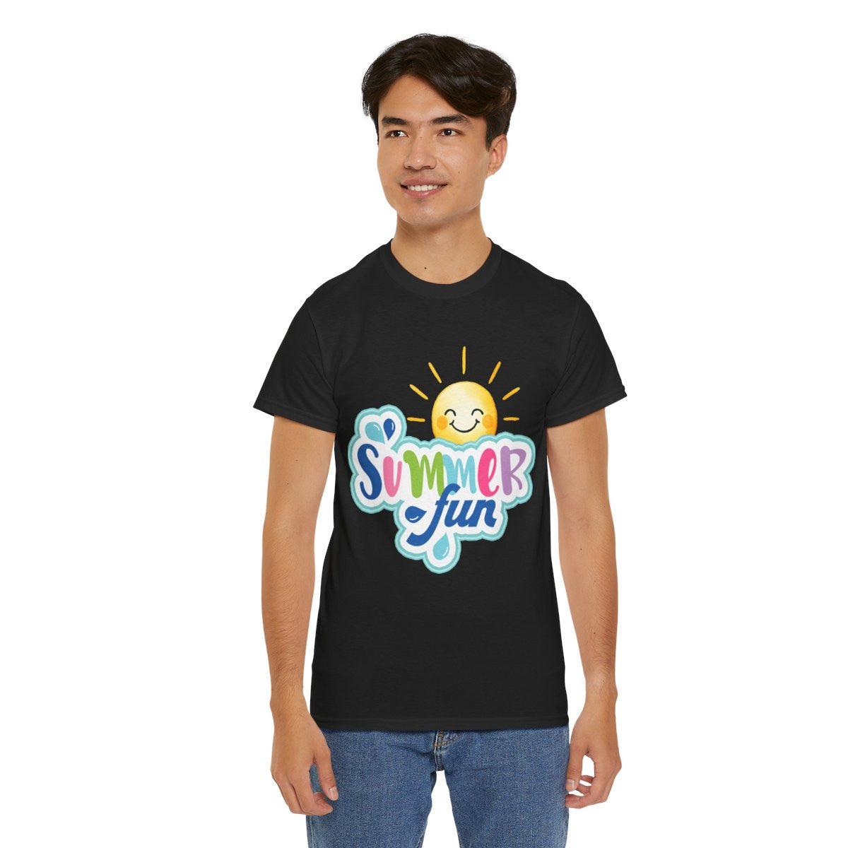 Tee shirt Unisex I love summer fun idée cadeau design été