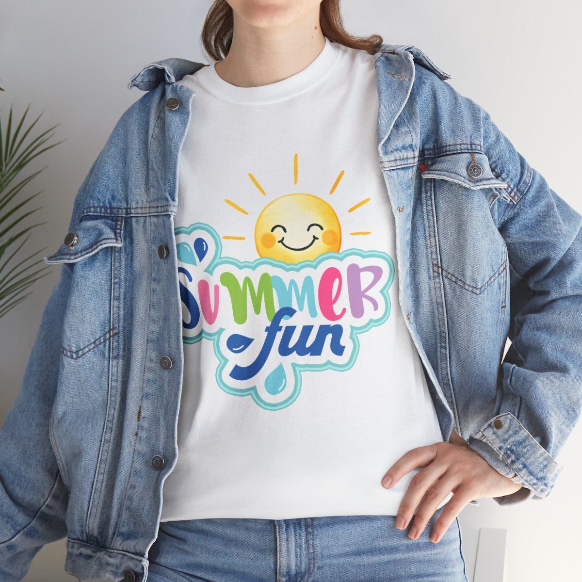 Tee shirt Unisex I love summer fun idée cadeau design été