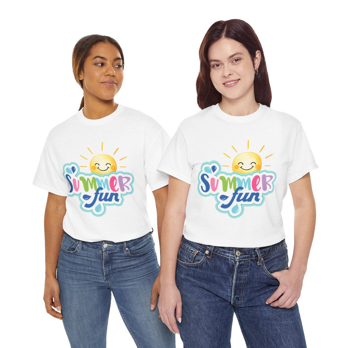 Tee shirt Unisex I love summer fun idée cadeau design été