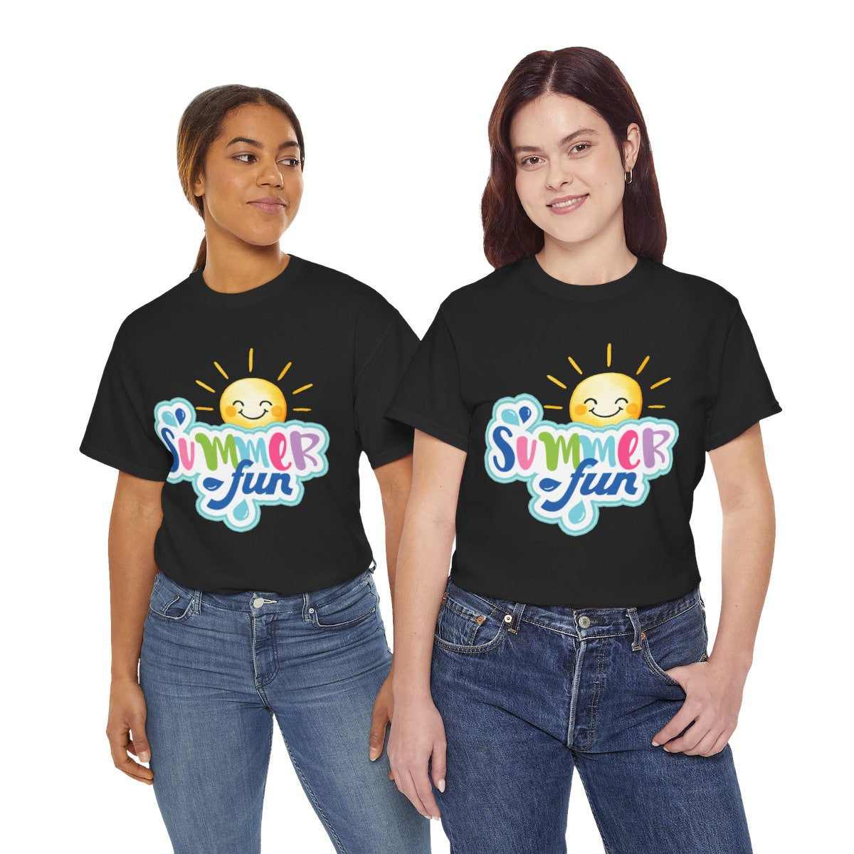 Tee shirt Unisex I love summer fun idée cadeau design été