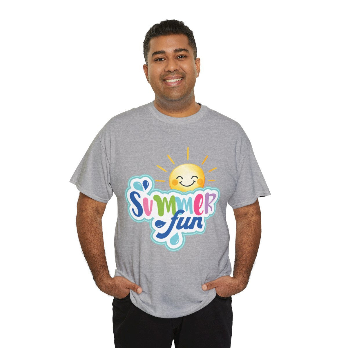 Tee shirt Unisex I love summer fun idée cadeau design été