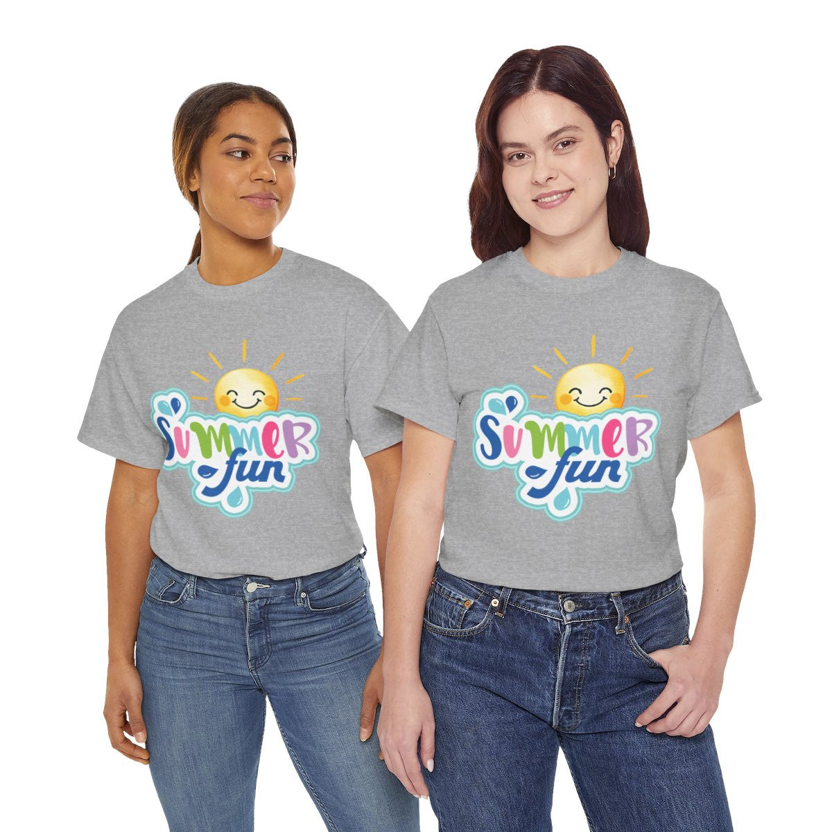 Tee shirt Unisex I love summer fun idée cadeau design été
