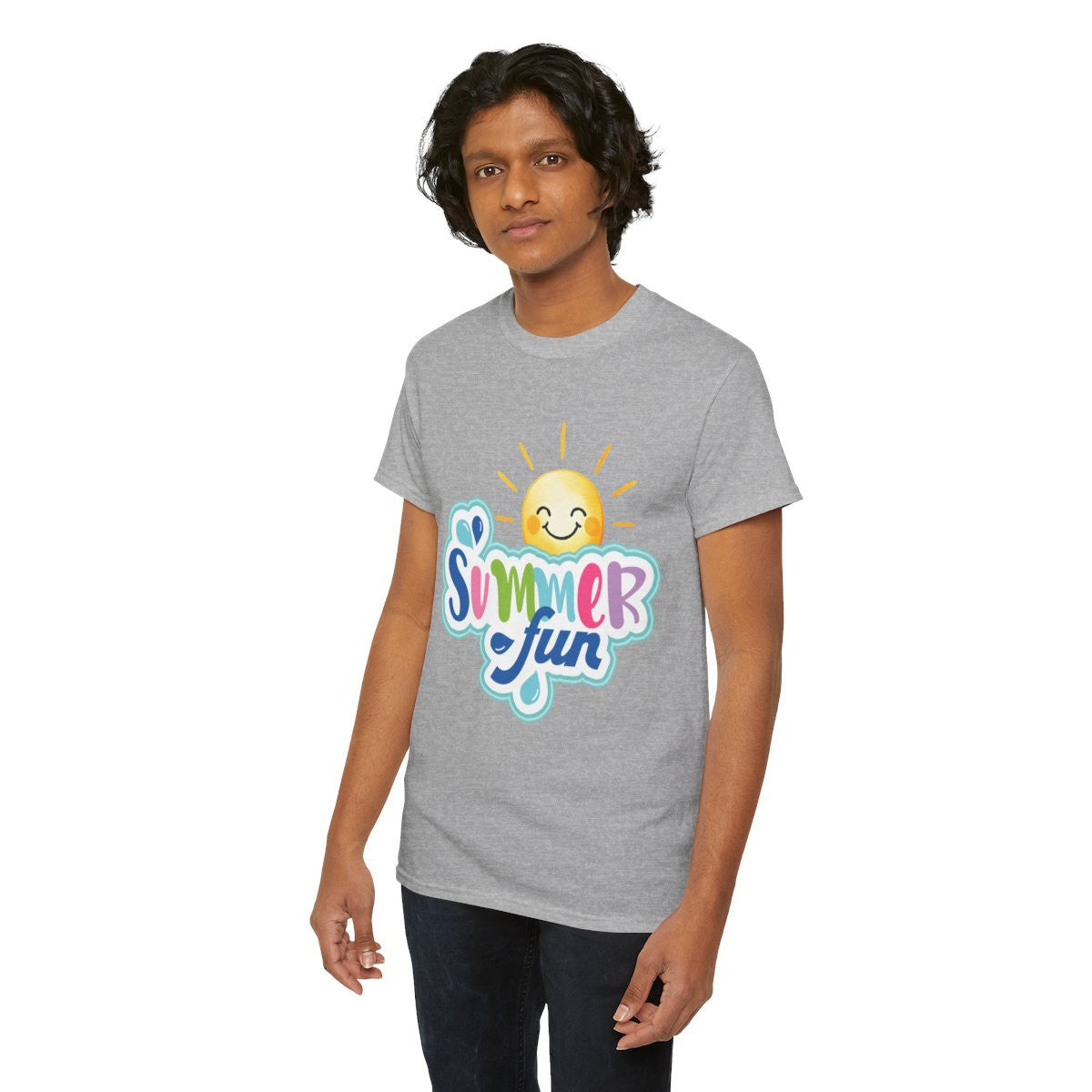 Tee shirt Unisex I love summer fun idée cadeau design été