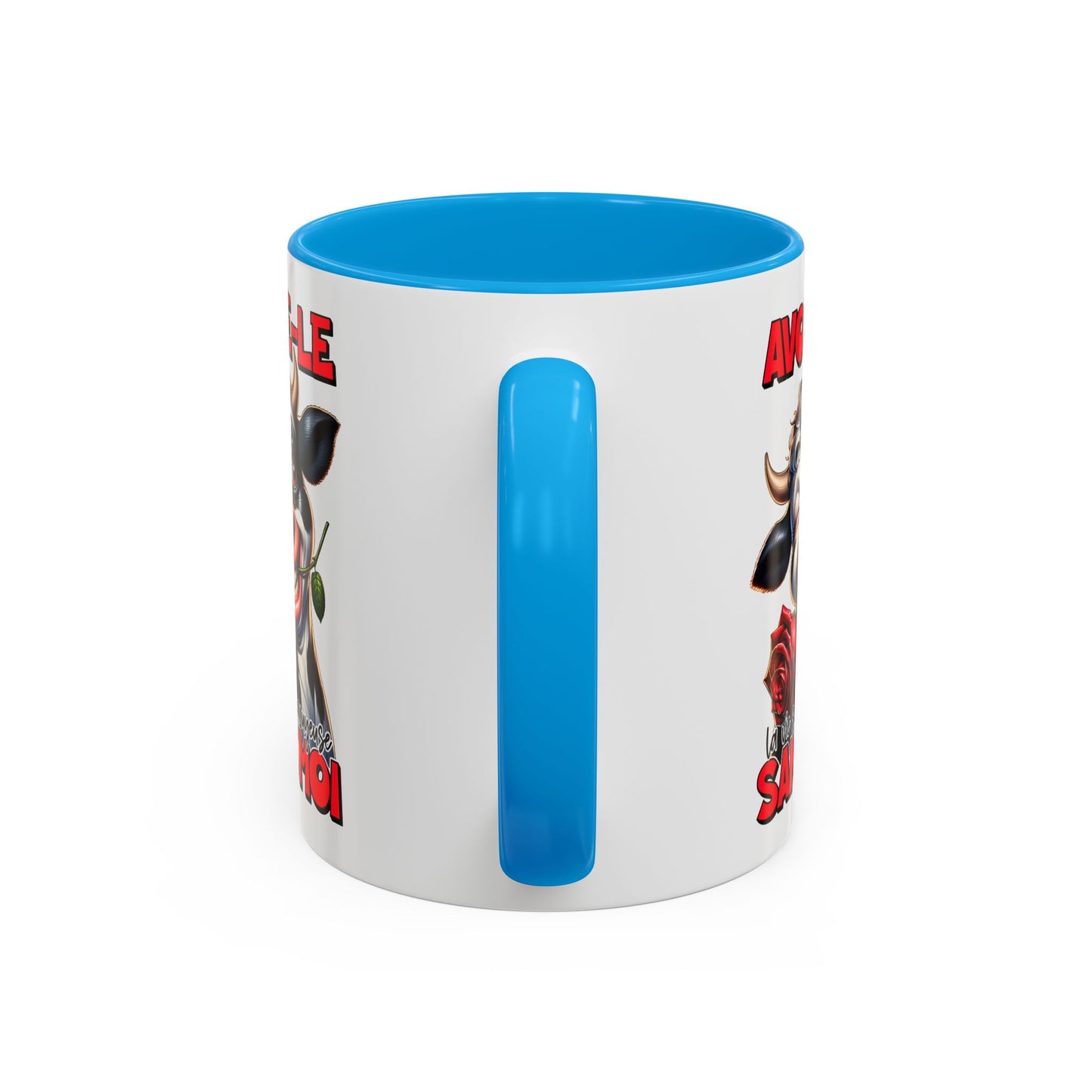 Tasse Avoue-Le La Vie Serait Ennuyeuse Sans Moi – Mug Vache Humour Drôle Femme Homme 325ml