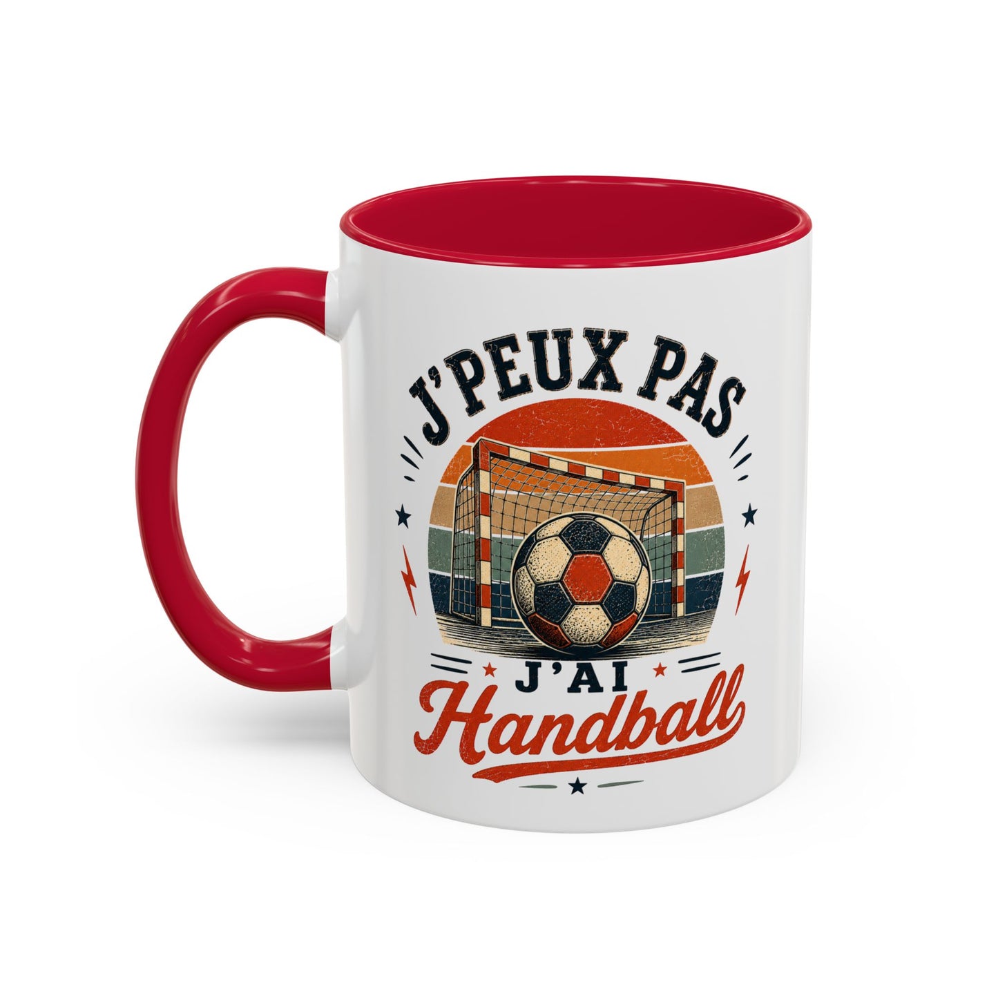 Tasse J’Peux Pas J’Ai Handball – Mug Handball Vintage Humoristique – Cadeau Joueur Homme Femme 325ml