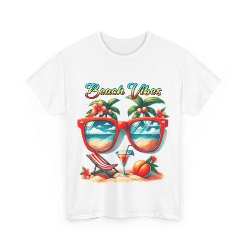 Tee shirt Unisex Beach vibes idée cadeau design été