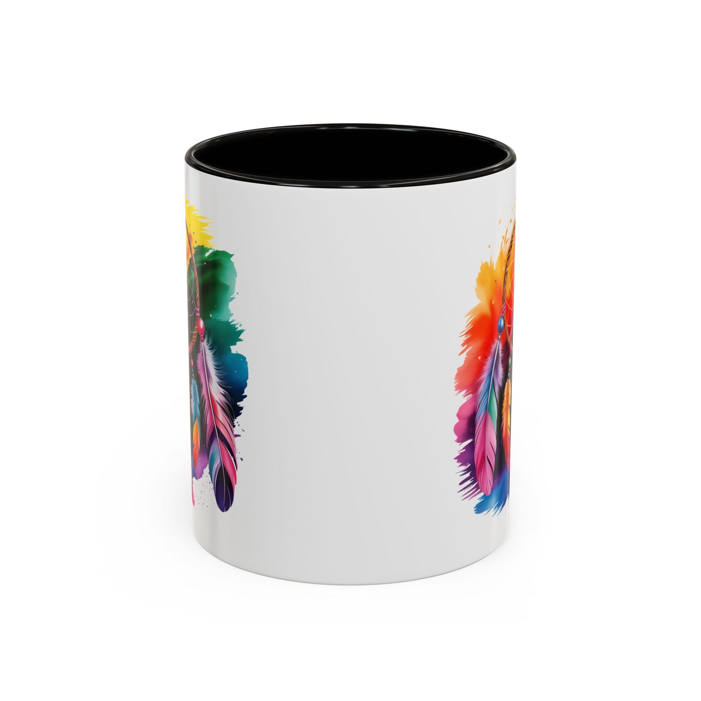 Mug Attrape-Rêves Bohème – Tasse Dreamcatcher Multicolore – Cadeau Spirituel et Zen – Céramique 325ml