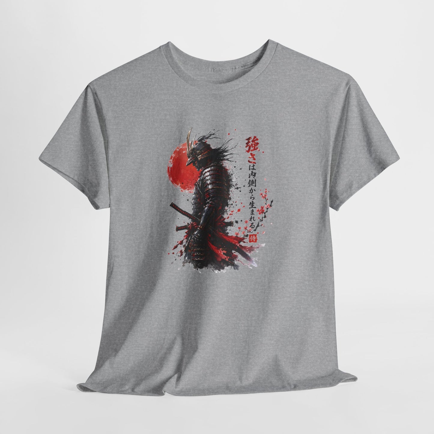 Tee Shirt Homme et Femme Samouraï Japon Guerrier Katana Armure Japonaise Art Traditionnel Idée Cadeau