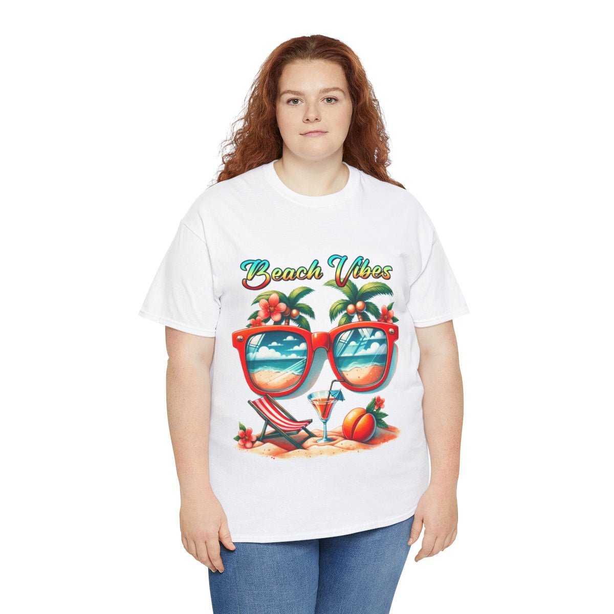 Tee shirt Unisex Beach vibes idée cadeau design été