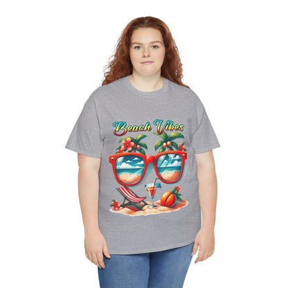 Tee shirt Unisex Beach vibes idée cadeau design été