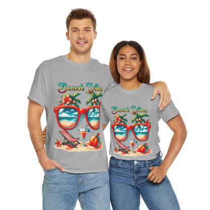 Tee shirt Unisex Beach vibes idée cadeau design été