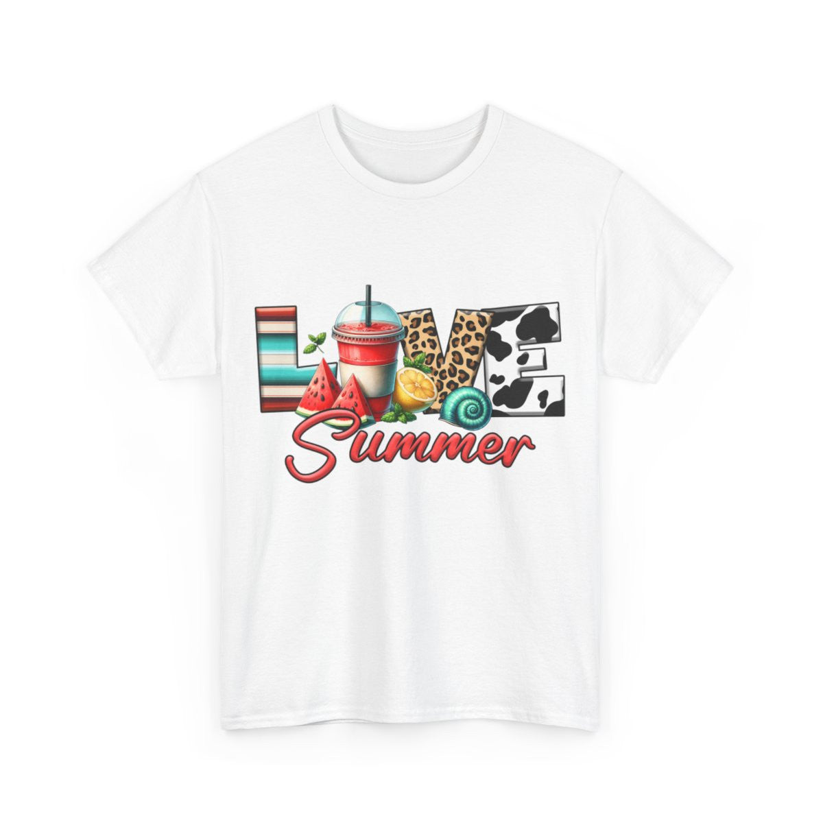 Tee shirt Unisex Love summer idée cadeau design été homme/femme