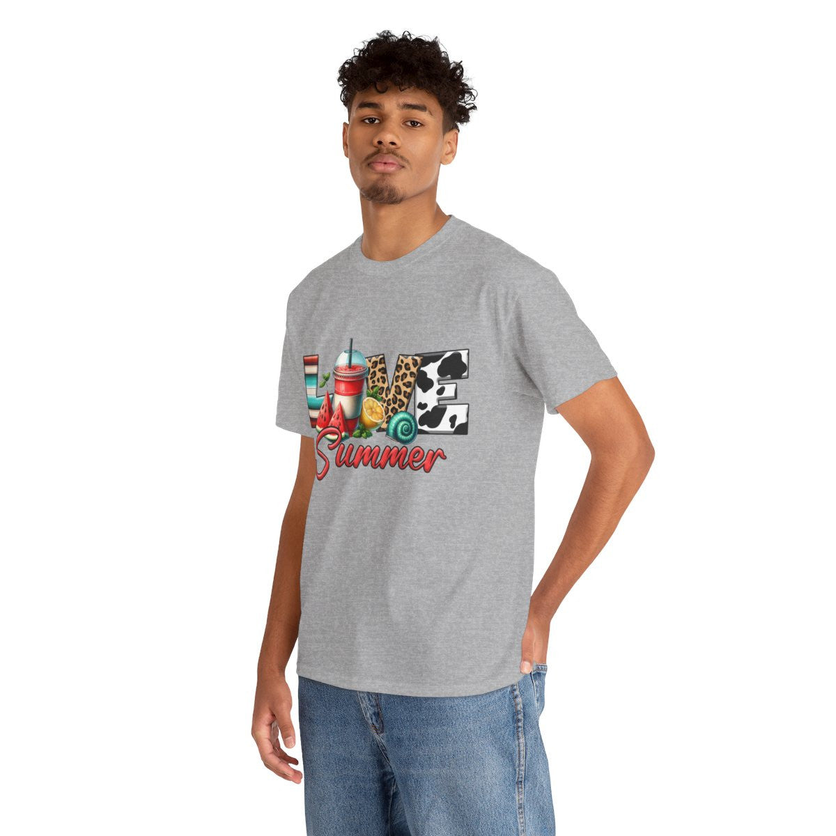 Tee shirt Unisex Love summer idée cadeau design été homme/femme