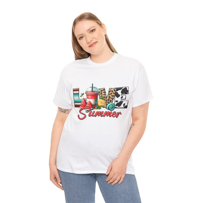 Tee shirt Unisex Love summer idée cadeau design été homme/femme