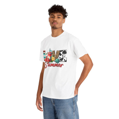 Tee shirt Unisex Love summer idée cadeau design été homme/femme