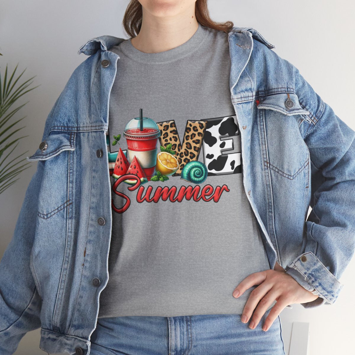 Tee shirt Unisex Love summer idée cadeau design été homme/femme