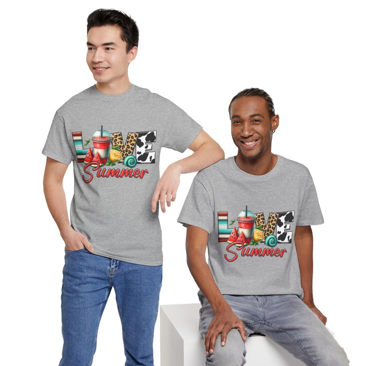 Tee shirt Unisex Love summer idée cadeau design été homme/femme