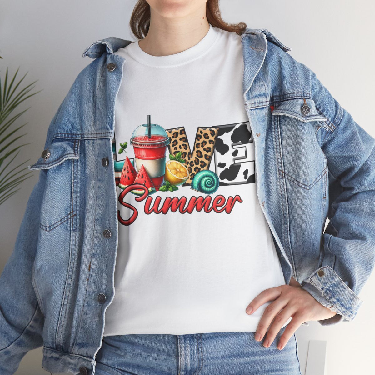 Tee shirt Unisex Love summer idée cadeau design été homme/femme