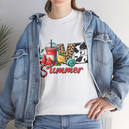 Tee shirt Unisex Love summer idée cadeau design été homme/femme