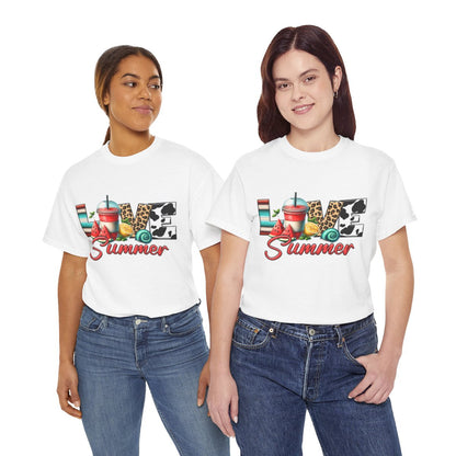 Tee shirt Unisex Love summer idée cadeau design été homme/femme