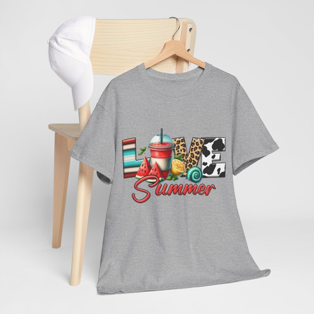 Tee shirt Unisex Love summer idée cadeau design été homme/femme