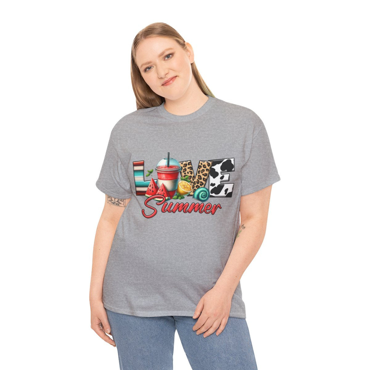 Tee shirt Unisex Love summer idée cadeau design été homme/femme