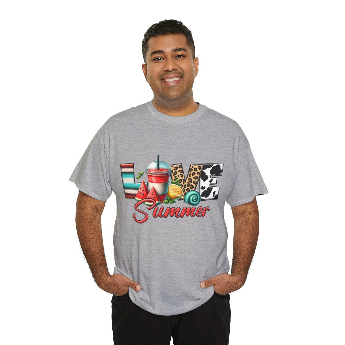 Tee shirt Unisex Love summer idée cadeau design été homme/femme